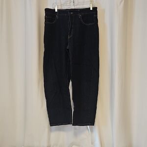 Elegant Black Wide Leg Women's Jeans